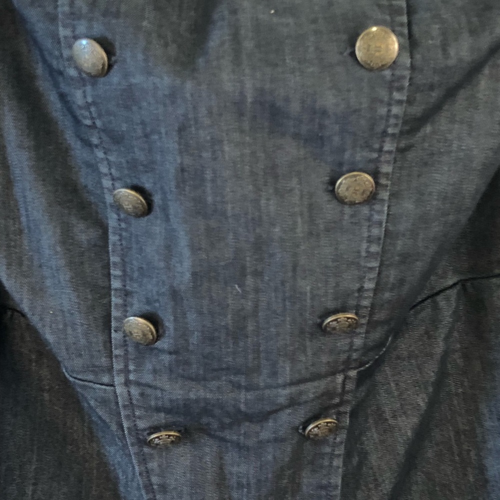Rachel Roy Plus Sailor Chambray Jumpsuit - Picture 3 of 5
